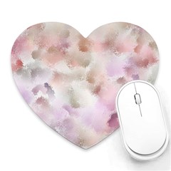 Watercolor Seamless Texture Heart Mousepads