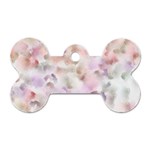 Watercolor Seamless Texture Dog Tag Bone (Two Sides) Front