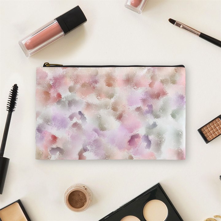 Watercolor Seamless Texture Cosmetic Bag (Medium)