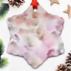 Watercolor Seamless Texture Ornament (Snowflake)