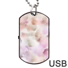 Watercolor Seamless Texture Dog Tag Usb Flash (one Side) by Simbadda