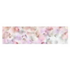 Watercolor Seamless Texture Satin Scarf (Oblong)