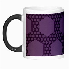 Hexagon Grid Geometric Hexagonal Morph Mugs by Simbadda