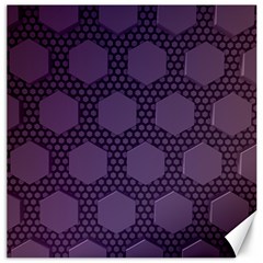 Hexagon Grid Geometric Hexagonal Canvas 20  X 20  by Simbadda