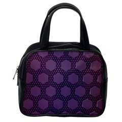 Hexagon Grid Geometric Hexagonal Classic Handbag (one Side) by Simbadda