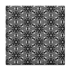 Black And White Pattern Tile Coasters by Simbadda