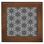 Black And White Pattern Framed Tiles Front