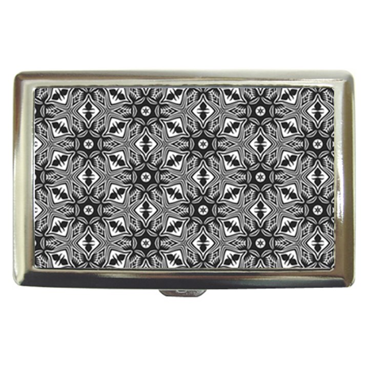 Black And White Pattern Cigarette Money Case