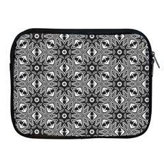 Black And White Pattern Apple Ipad 2/3/4 Zipper Cases by Simbadda