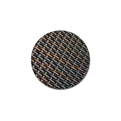 Rattan Wood Background Pattern Golf Ball Marker by Simbadda