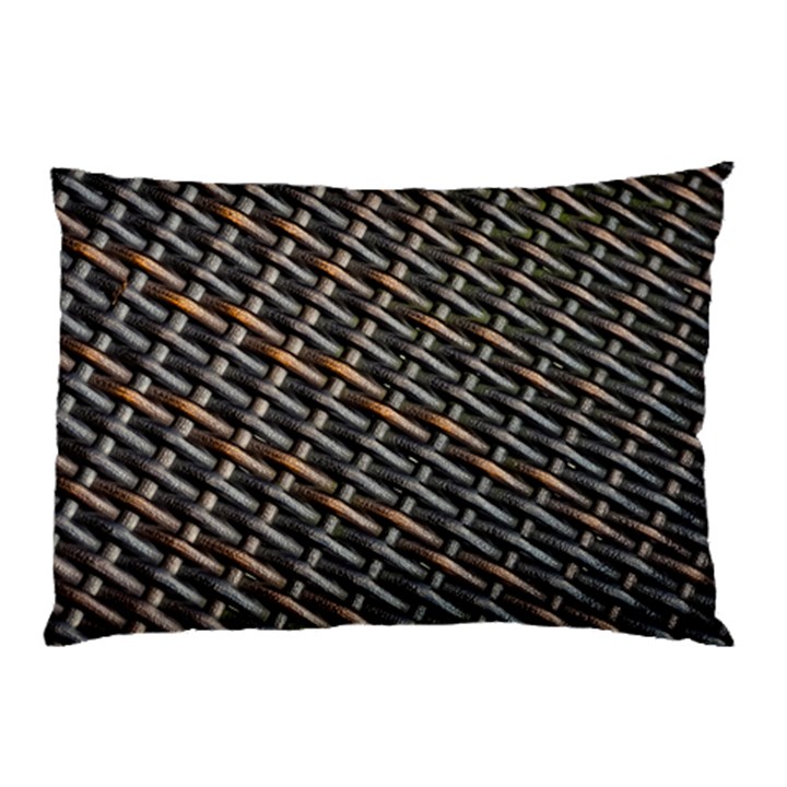 Rattan Wood Background Pattern Pillow Case (Two Sides)