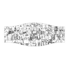 Black And White Background Wallpaper Pattern Stretchable Headband by Simbadda