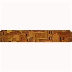 Roof Building Canvas Roofscape Small Bar Mats by Simbadda