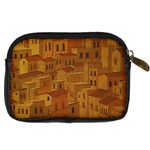 Roof Building Canvas Roofscape Digital Camera Leather Case Back