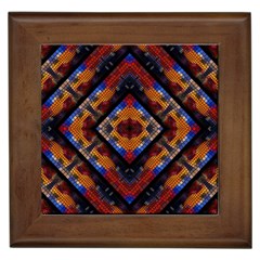 Kaleidoscope Art Pattern Ornament Framed Tiles