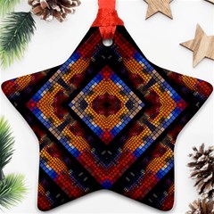 Kaleidoscope Art Pattern Ornament Ornament (Star)