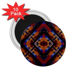 Kaleidoscope Art Pattern Ornament 2.25  Magnets (10 pack) 