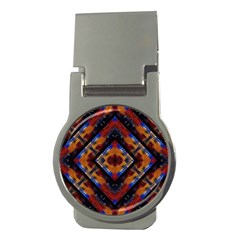 Kaleidoscope Art Pattern Ornament Money Clips (Round) 