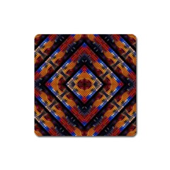 Kaleidoscope Art Pattern Ornament Square Magnet