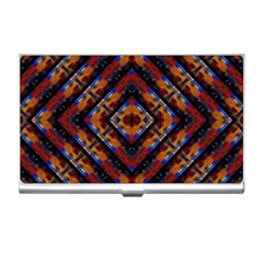 Kaleidoscope Art Pattern Ornament Business Card Holder