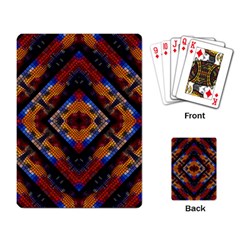 Kaleidoscope Art Pattern Ornament Playing Cards Single Design