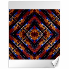 Kaleidoscope Art Pattern Ornament Canvas 12  x 16 