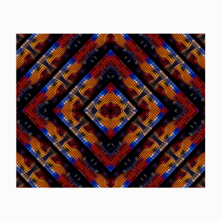 Kaleidoscope Art Pattern Ornament Small Glasses Cloth (2-Side)