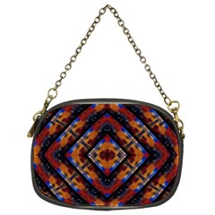 Kaleidoscope Art Pattern Ornament Chain Purse (two Sides) by Simbadda