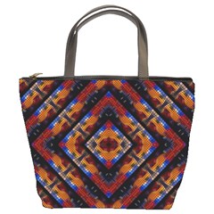 Kaleidoscope Art Pattern Ornament Bucket Bag