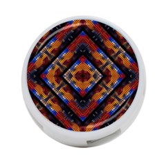 Kaleidoscope Art Pattern Ornament 4-Port USB Hub (Two Sides)