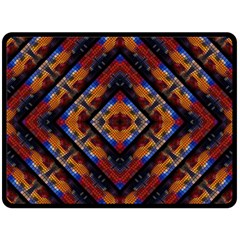 Kaleidoscope Art Pattern Ornament Fleece Blanket (Large) 