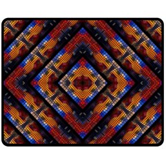 Kaleidoscope Art Pattern Ornament Fleece Blanket (Medium) 