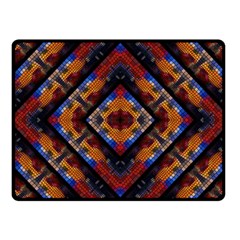 Kaleidoscope Art Pattern Ornament Fleece Blanket (Small)