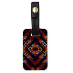 Kaleidoscope Art Pattern Ornament Luggage Tags (One Side) 