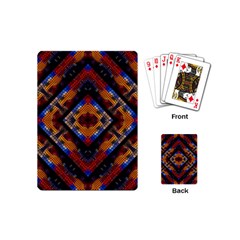 Kaleidoscope Art Pattern Ornament Playing Cards (Mini)