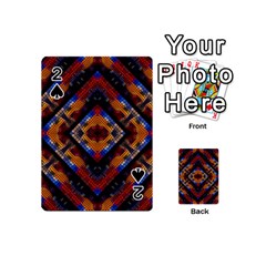 Kaleidoscope Art Pattern Ornament Playing Cards 54 (Mini)