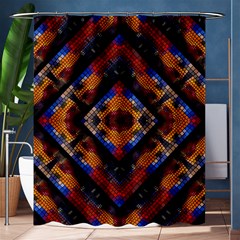 Kaleidoscope Art Pattern Ornament Shower Curtain 60  x 72  (Medium) 