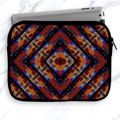 Kaleidoscope Art Pattern Ornament Apple Ipad 2/3/4 Zipper Cases by Simbadda