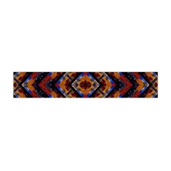 Kaleidoscope Art Pattern Ornament Flano Scarf (Mini)