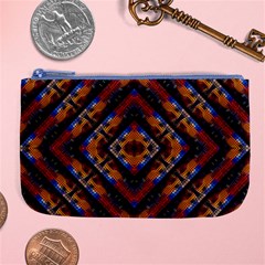 Kaleidoscope Art Pattern Ornament Large Coin Purse