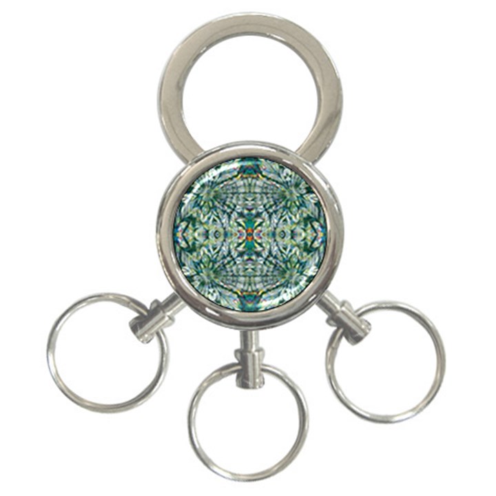 Pattern Design Pattern Geometry 3-Ring Key Chains