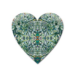 Pattern Design Pattern Geometry Heart Magnet