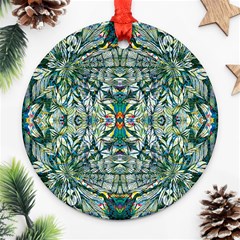 Pattern Design Pattern Geometry Round Ornament (Two Sides)