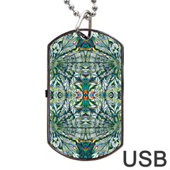 Pattern Design Pattern Geometry Dog Tag USB Flash (Two Sides)