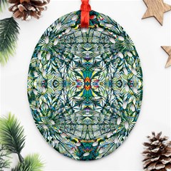 Pattern Design Pattern Geometry Oval Filigree Ornament (Two Sides)