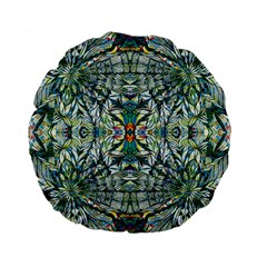 Pattern Design Pattern Geometry Standard 15  Premium Round Cushions