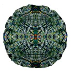 Pattern Design Pattern Geometry Large 18  Premium Round Cushions Front