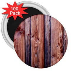 Wood Boards Wooden Wall Wall Boards 3  Magnets (100 Pack) by Simbadda