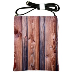 Wood Boards Wooden Wall Wall Boards Shoulder Sling Bag by Simbadda