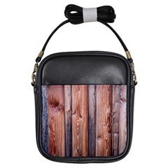 Wood Boards Wooden Wall Wall Boards Girls Sling Bag by Simbadda